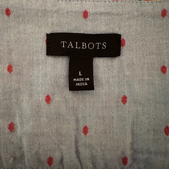 Talbot’s Colorful Embroidered Top - Picture 2 of 4